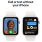 Apple Watch SE GPS + Cellular 44mm Starlight Aluminum Case with Starlight Sport Band - M/L, , large