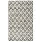Safavieh Natura NAT711C 5" x 8" Ivory and Black Area Rug, , large