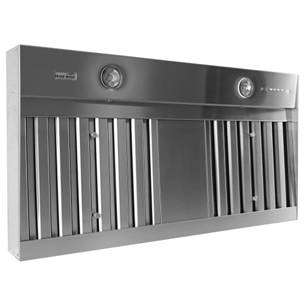 Trade-Winds Hoods 48" Wide Insert Range Hood with Remote Control in Stainless Steel, , large