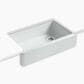 Kohler Whitehaven 35.75" Single Bowl Farmhouse Kitchen Sink in Ice Grey, , large