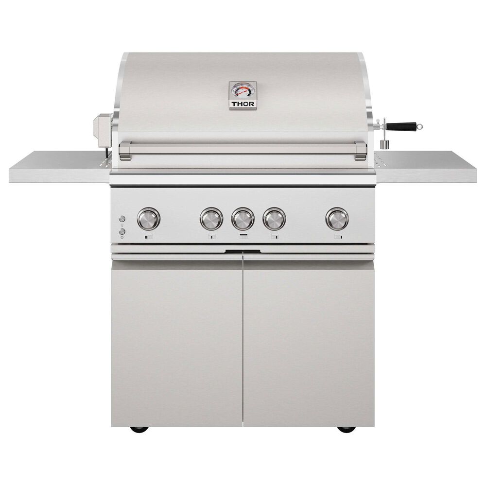 Thor Kitchen 4-Burner Freestanding Gas Grill in Stainless Steel, , large