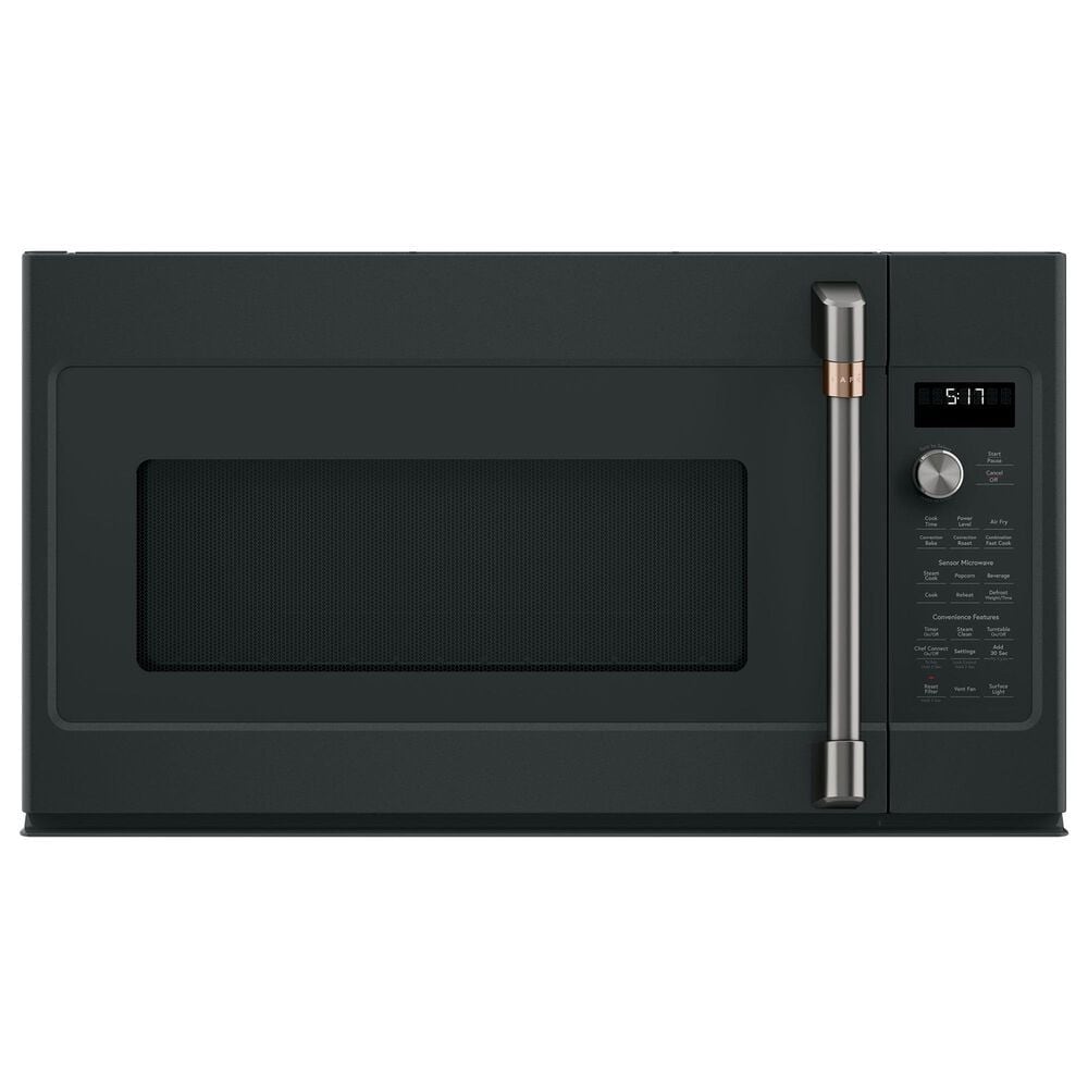 Cafe 1.7 Cu. Ft. Over-the-Range Microwave Oven in Matte Black, , large
