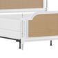 Richlands Furniture Melanie King Poster Panel Wood Bed in White, , large