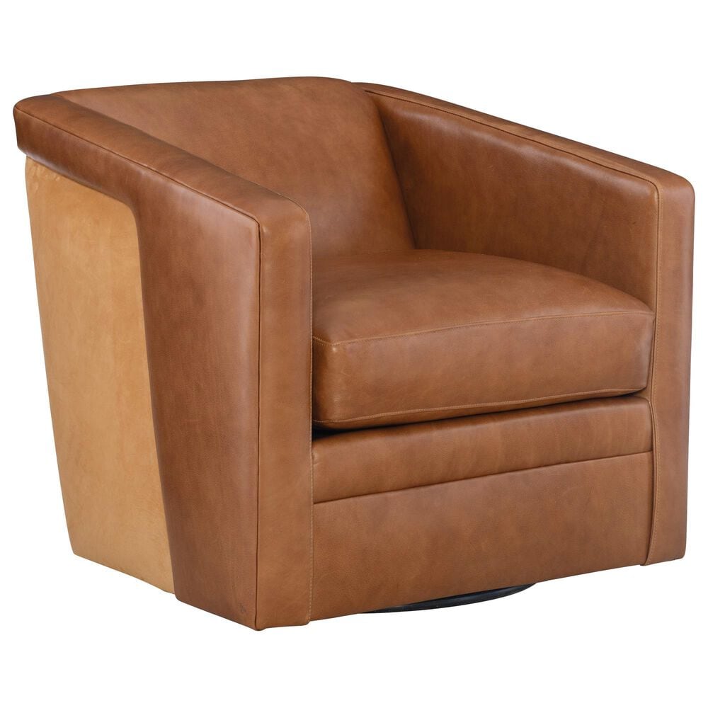 Bradington-Young Lorelai Swivel Chair in Taupe, , large
