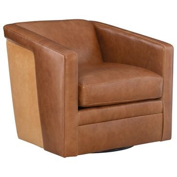 Bradington-Young Lorelai Swivel Chair in Taupe, , large