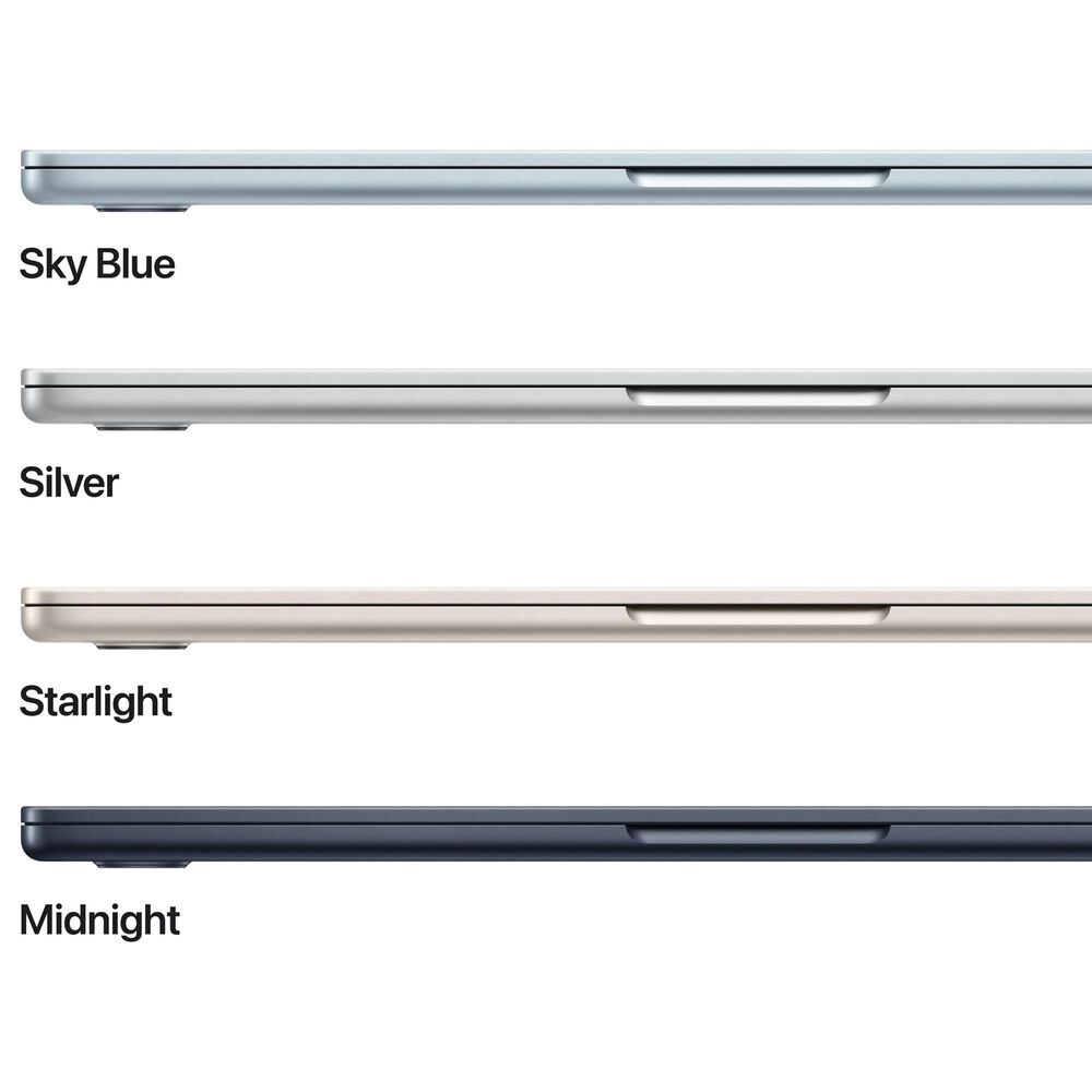 Apple MacBook Air 13-inch Laptop M4 chip - 10 Core CPU - 10 Core GPU - 16GB Memory - 512GB SSD - Silver &#40;Latest Model&#41;, , large