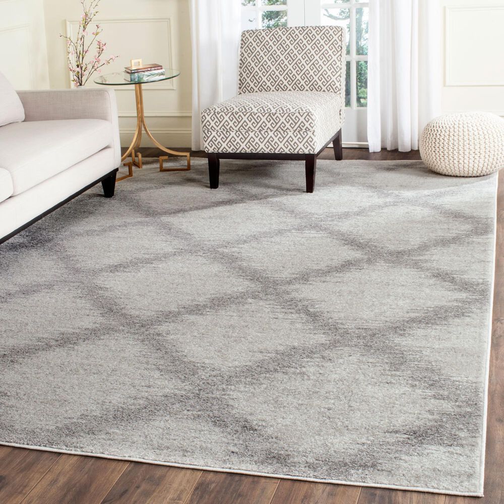 Safavieh Adirondack ADR122B 10&#39; x 14&#39; Ivory and Silver Area Rug, , large