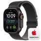 Apple Watch Ultra 4 (GPS + Cellular) 49mm Black Titanium Case with Black Titanium Milanese Loop - S and 2-Year AppleCare+, , large