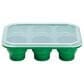 HIC Kitchen Prep-N-Freeze Mini Portion Tray in Emerald Green, , large
