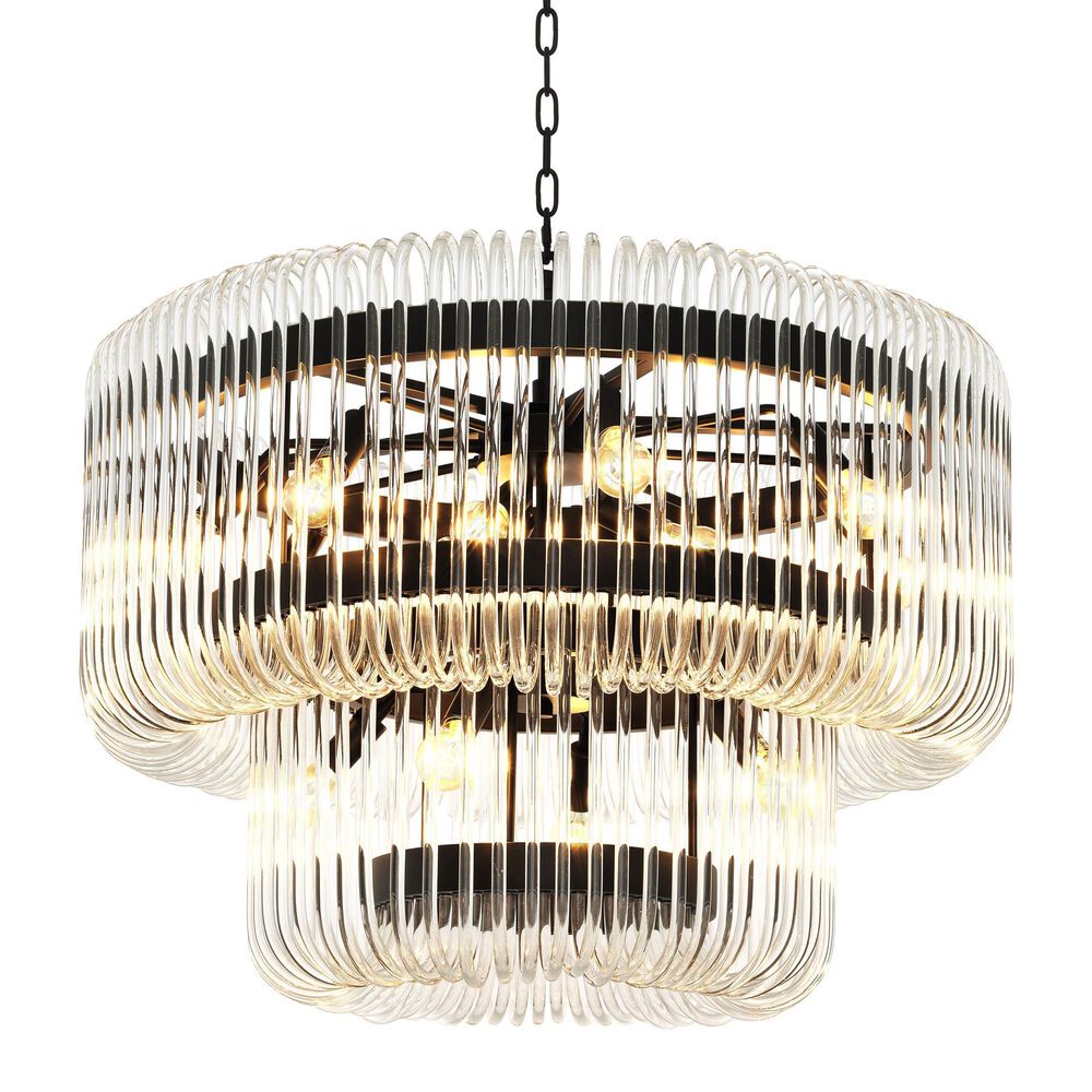 Eichholtz Sutton House Chandelier in Bronze, , large
