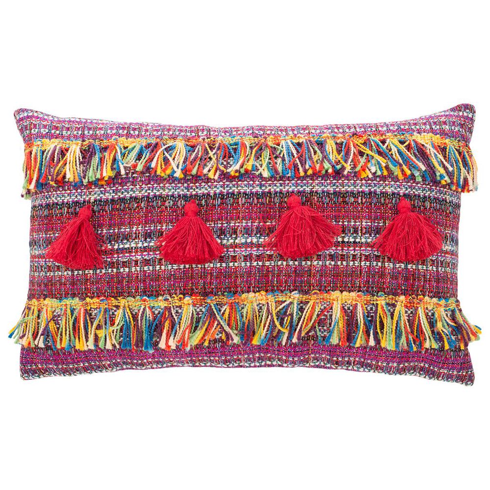 Safavieh Nabbi Pillow in Red, , large