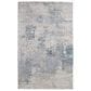 Feizy Zarah 2" x 3" Beige and Blue Area Rug, , large