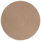 Baxton Studio Lapis Round Coffee Table in Natural Brown, , large