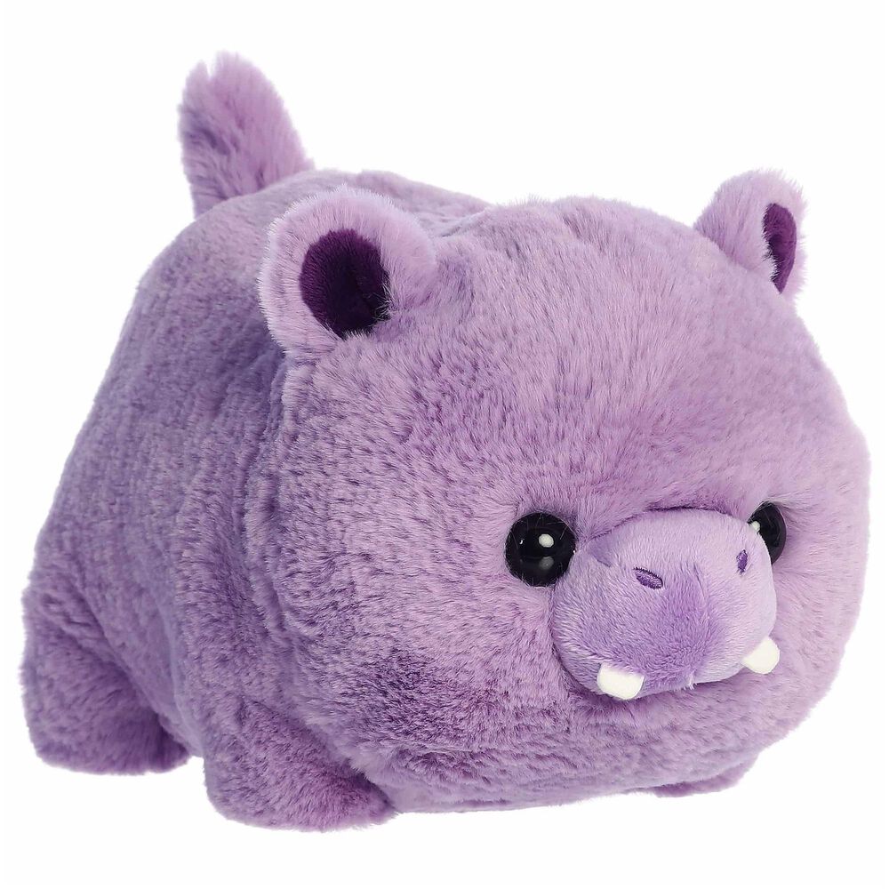 Aurora 10" Spudsters Harlo Hippo Stuffed Animal, , large