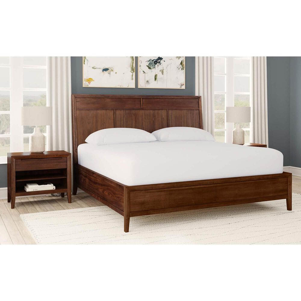 A-America Ralston Queen Storage Bed in Dark Amber, , large