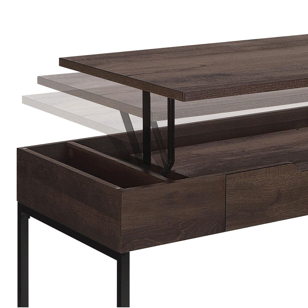 OSP Home Contempo Sit-To-Stand Adjustable Height Desk in Ozark Ash, , large