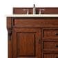 James Martin Vanities Brookfield 60" Double Bathroom Vanity in Warm Cherry with 3 cm Eternal Marfil Quartz Top and Rectangle Sink, , large