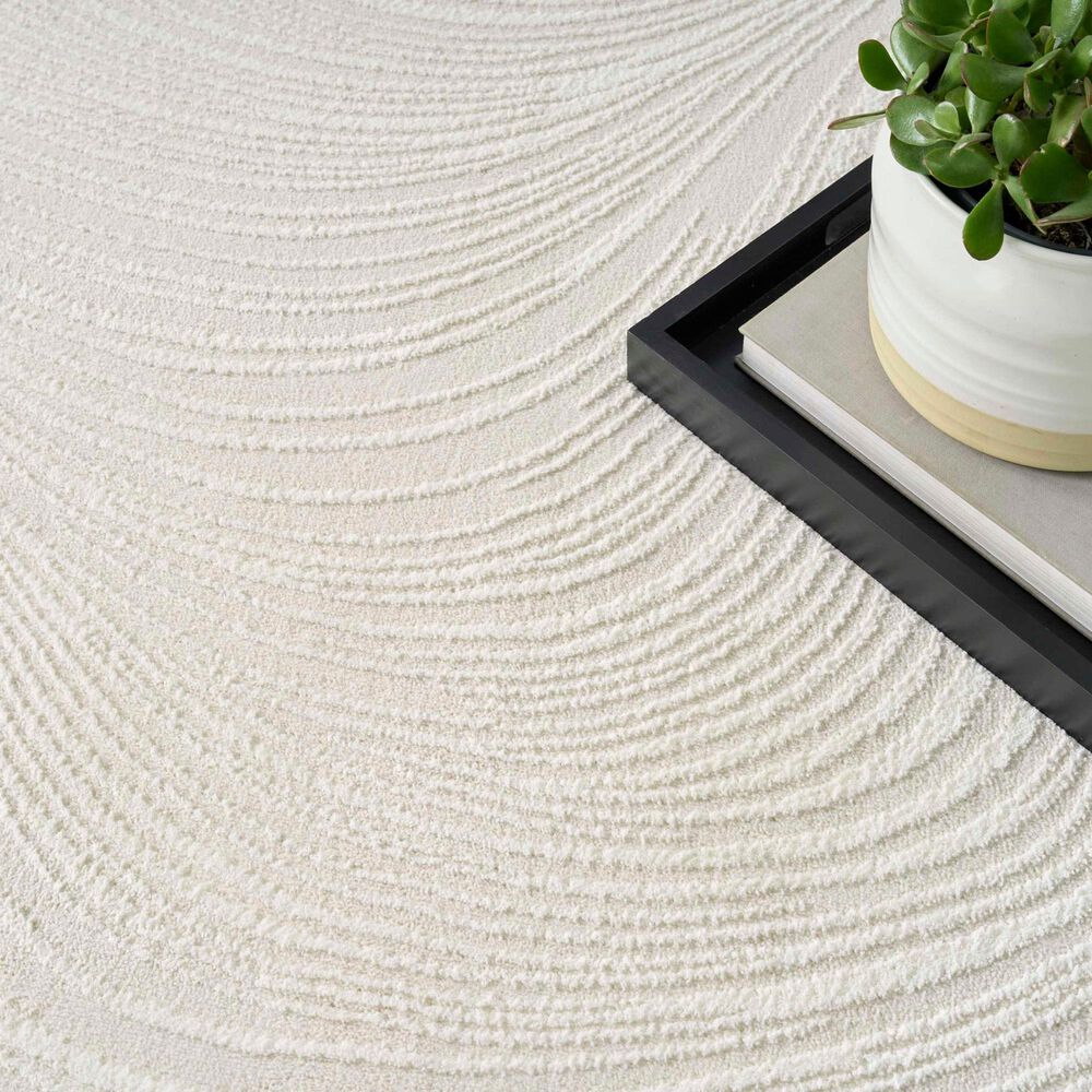 Nourison Central Park West CEP02 Ivory 5&#39;3&quot; x 7&#39;3&quot; Area Rug, , large