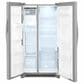 Frigidaire 3 Piece Kitchen Package with 25.6 Cu. Ft. Standard Depth Side-by-Side Refrigerator, 30" Freestanding Gas Range with Quick Boil Burner, 24" Built-In Dishwasher with MaxDry in Stainless Steel, , large