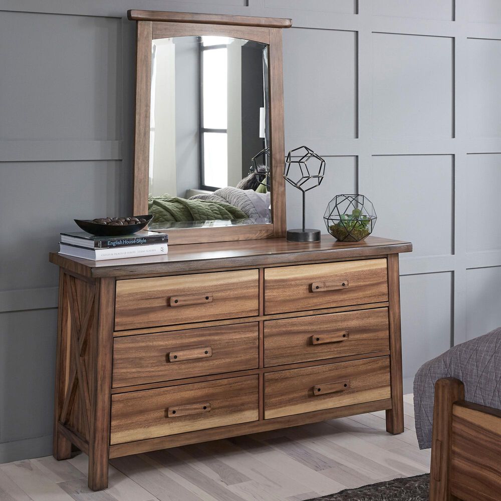 Homestyles Forest Retreat Mirror in Brown, , large