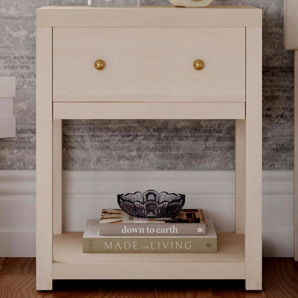 Butler Specialty Company Nora 1-Drawer 21" Nightstand in Taupe, , large