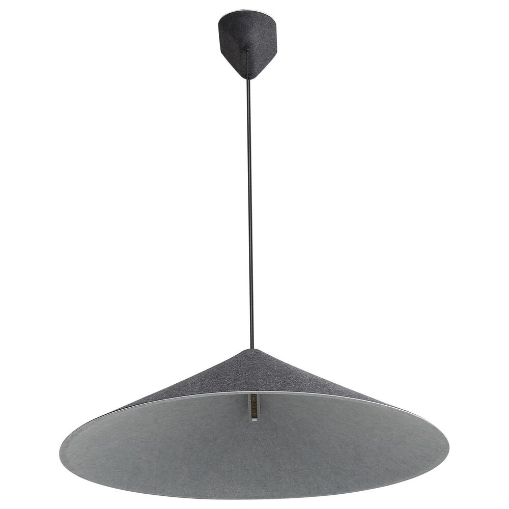 Golden Lighting Faroe 30" 1-Light LED Pendant in Flecked Black and Grey, , large