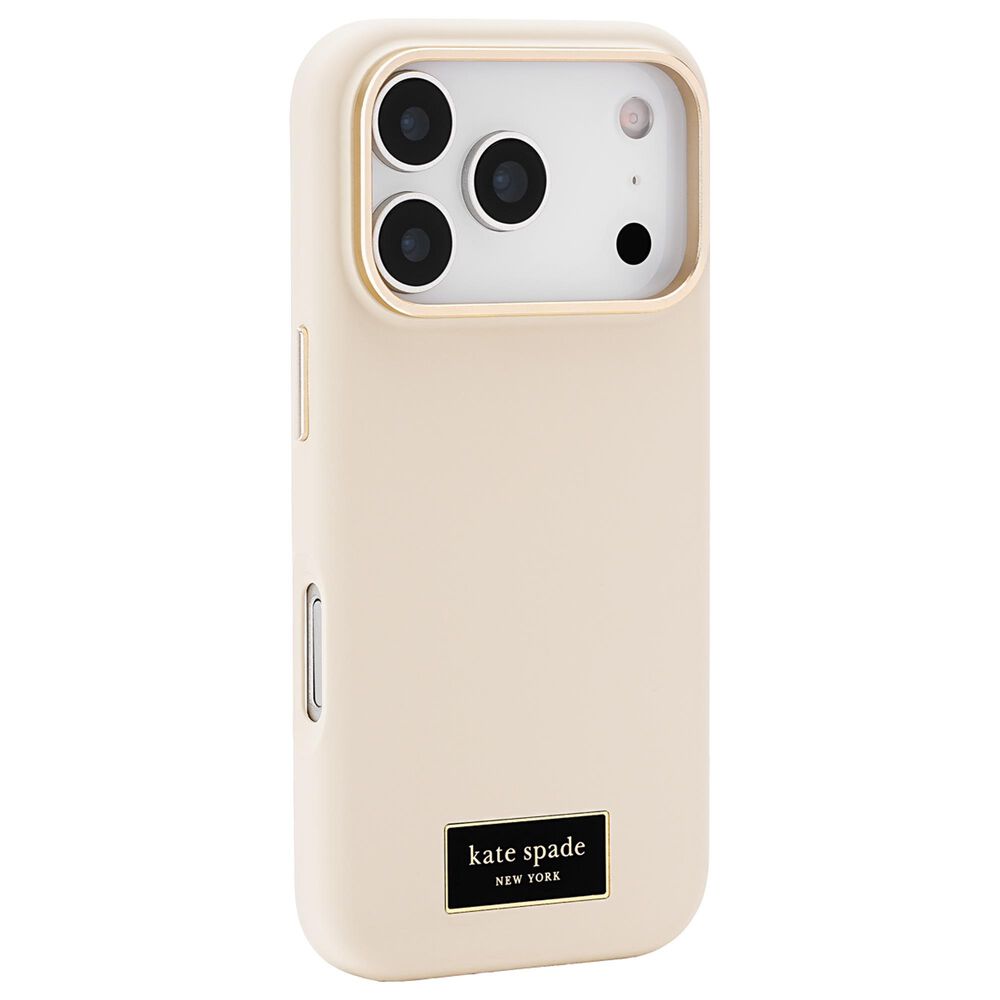 Kate Spade Silicone MagSafe Case for Apple iPhone 17 Pro in Icon Perfect Beige, , large