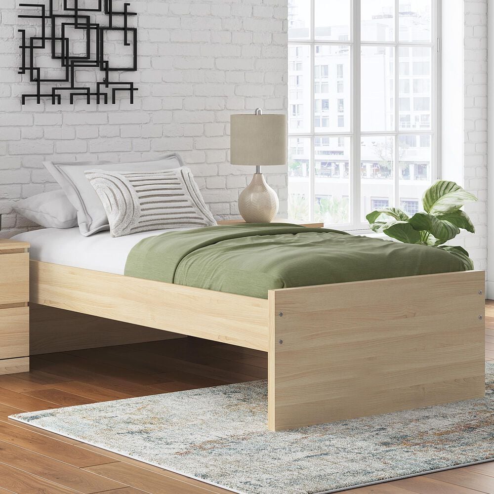 Ashley Onita Twin Platform Bed in Natural, , large