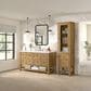 James Martin Vanities Breckenridge 22" Linen Cabinet in Light Natural Oak, , large
