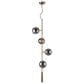 Zuo Modern Zatara Ceiling Lamp in Brass, , large