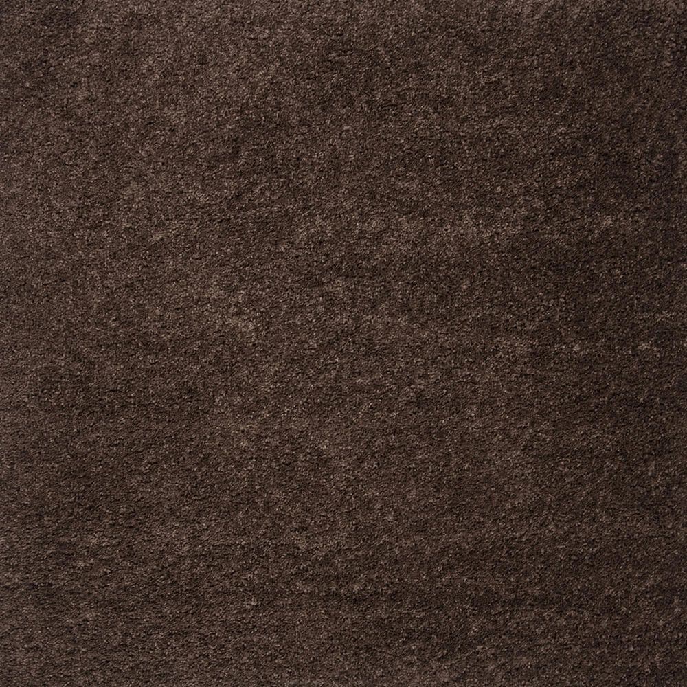 Safavieh August Shag 3&#39; Round Brown Area Rug, , large
