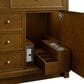 James Martin Bellshire 48" Single Bathroom Vanity in Honey Oak with Single Hole 3 cm White Zeus Silestone Top and Rectangular Sink, , large
