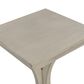 Linden Boulevard Dylan Sculptural Pedestal End Table in White, , large