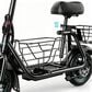 HOMLUX 550W 20-Mile Adults Electric Scooter with Pet Basket in Black, , large