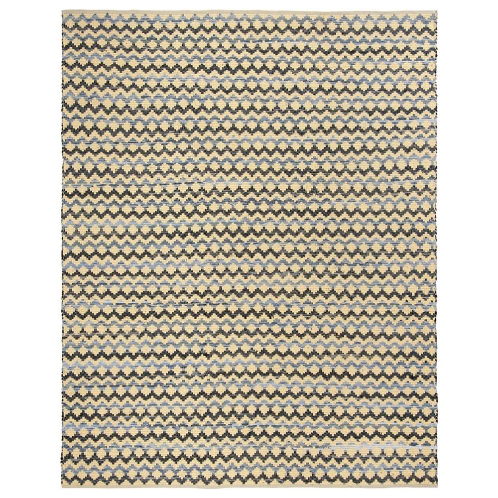 Safavieh Montauk 8" x 10" Gold, Blue and Black Area Rug, , large