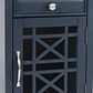 Waltham Craftsman Power Chairside Table in Navy Blue, , large