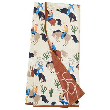 Once Again Home Rodeo Anywhere Reversible Towel in Multicolor, , large