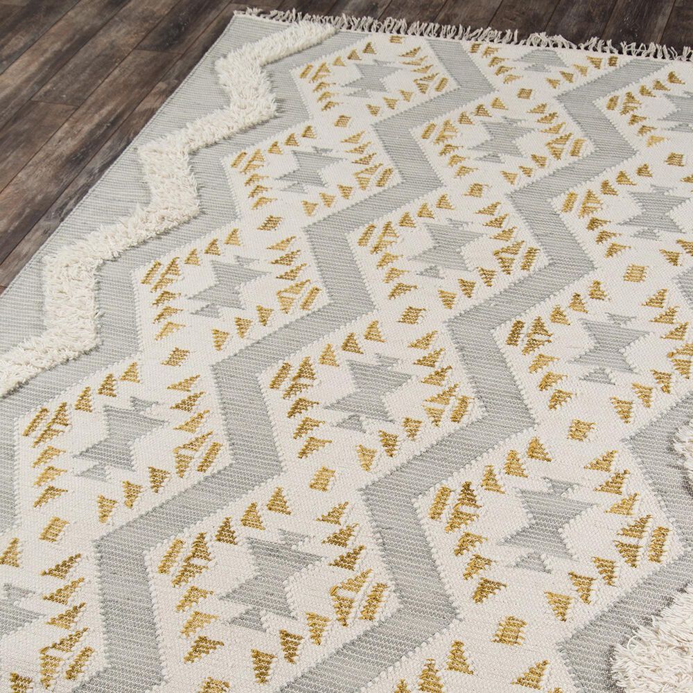 Novogratz Indio IND-1 5&#39; x 8&#39; Gray Area Rug, , large