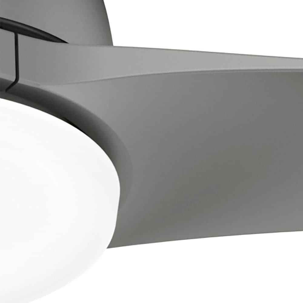 Hunter Gallegos 52&quot; Outdoor Ceiling Fan with Light in Matte Silver, , large