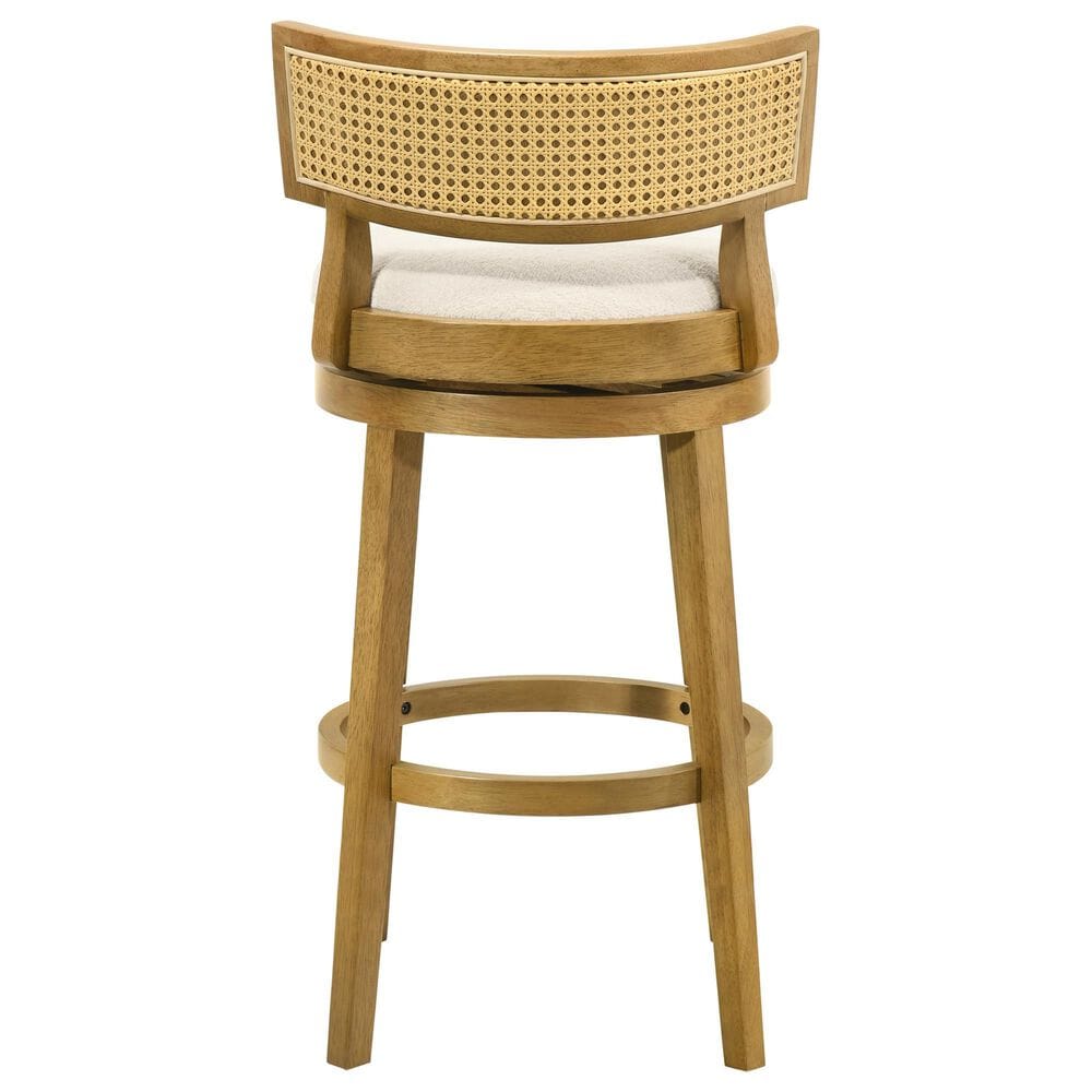 Armen Living Noely Bar Height Stool in Amber Glow, , large