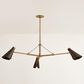 Troy Lighting Andersen 3-Light Chandelier in Patina Brass and Bronze, , large