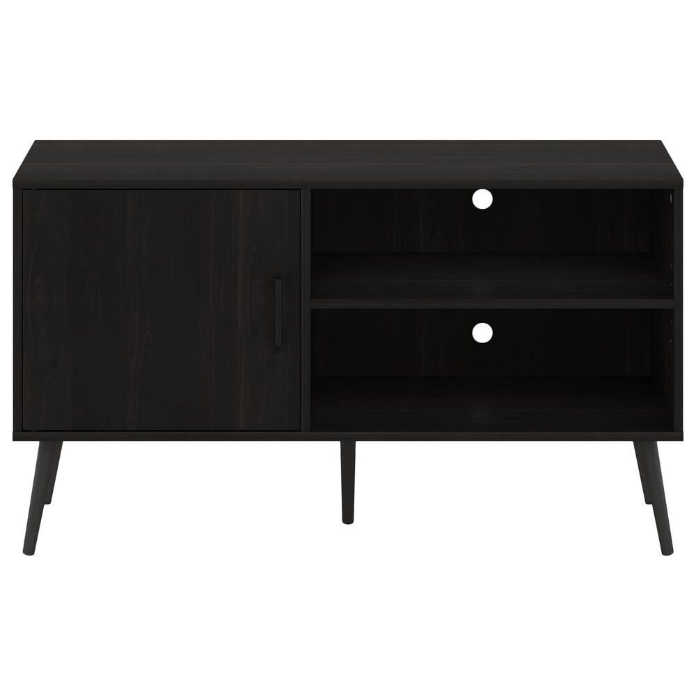 HOMLUX 43.3" TV Stand with 1-Door in Espresso, , large