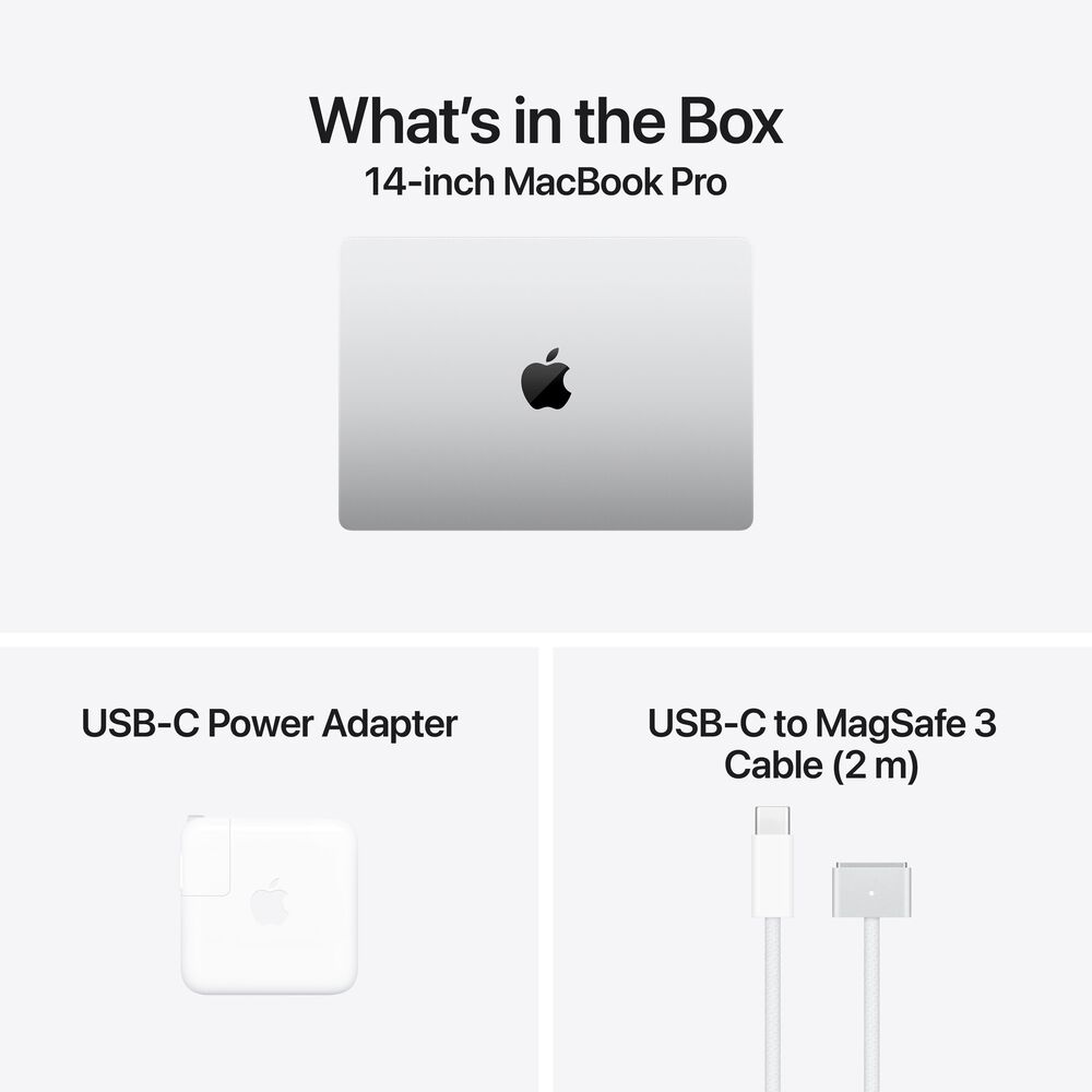 Apple MacBook Pro 14-inch Laptop M6 Chip - 12-core CPU - 12-core GPU - 32GB Memory - 1TB SSD - Silver (Latest Model) (Pre-Order), , large