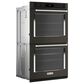 KitchenAid 30" Double Electric Wall Oven with Air Fry Mode in Black Stainless Steel, , large