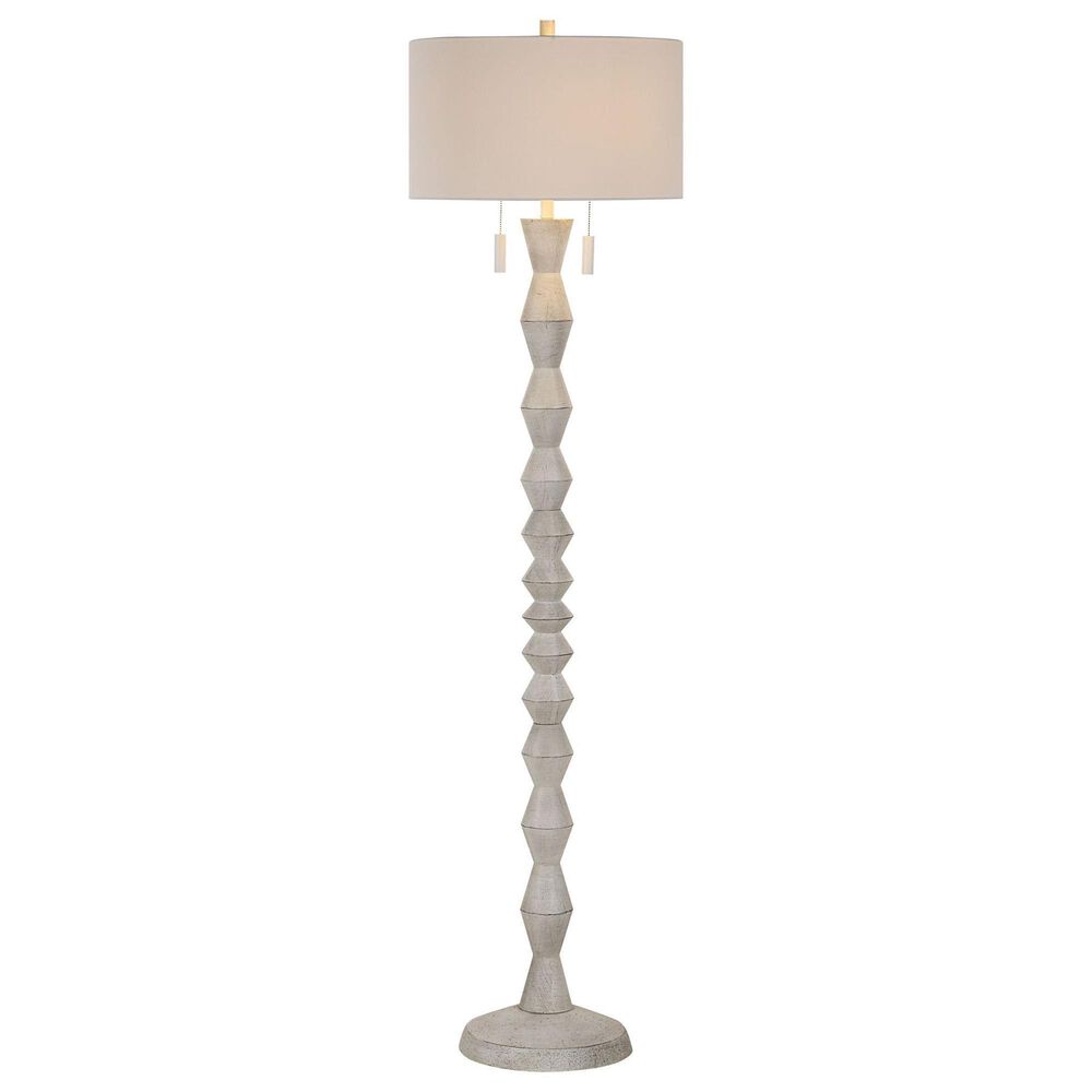 Renwil Sorriso Floor Lamp in White, , large
