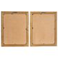 Maple and Jade 22" x 17" Leaves Framed Wall Art in Distressed Brown (Set of 2), , large