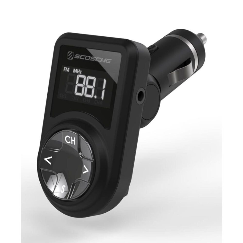 Scosche FMFreq Universal Digital FM Transmitter with USB Charger, , large
