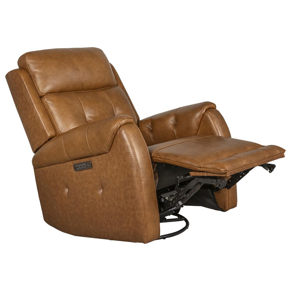 Southern Motion Donovan Triple Power Swivel Glider Recliner in Fairview Toffee, , large