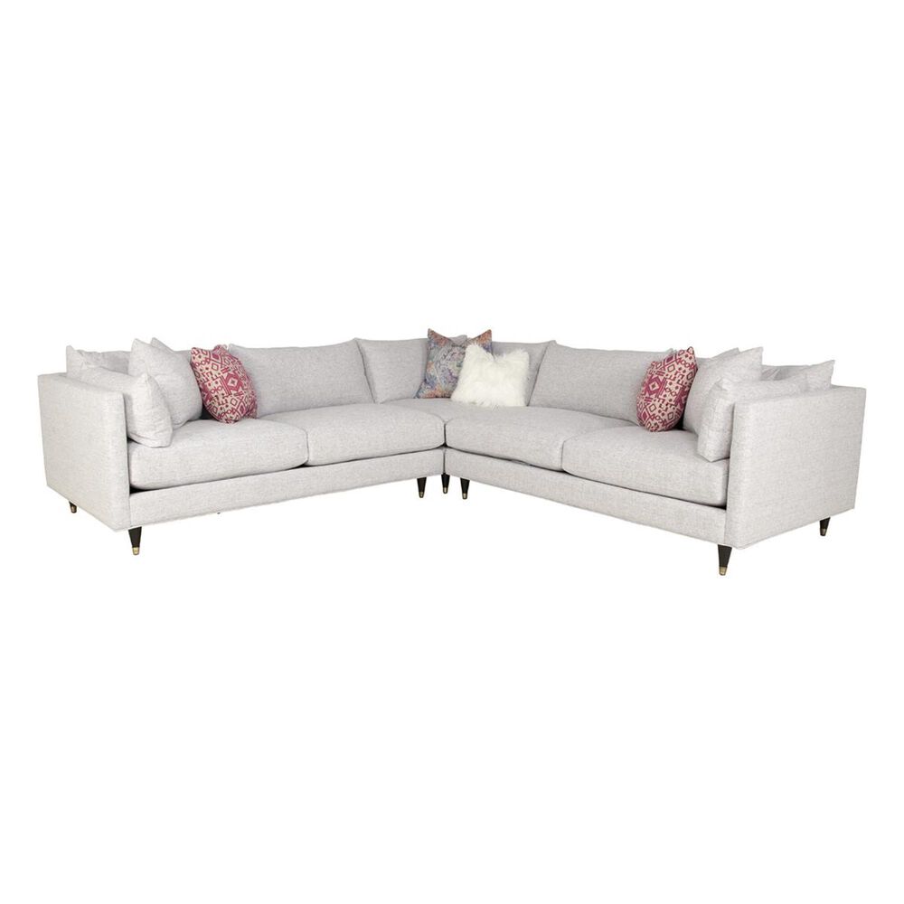 Jonathan Louis Pia 3-Piece L-Shaped Sectional in Gray, , large