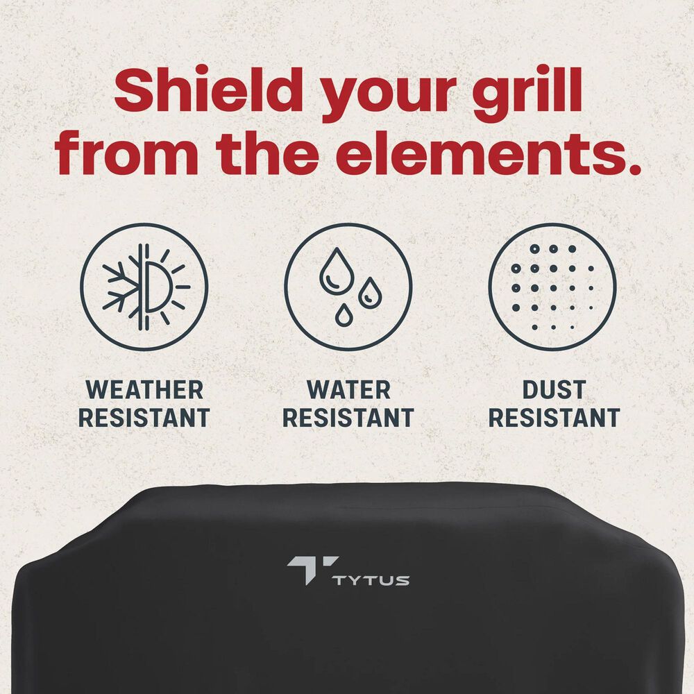 Tytus 88 Modular Duo Grill Cover in Black, , large
